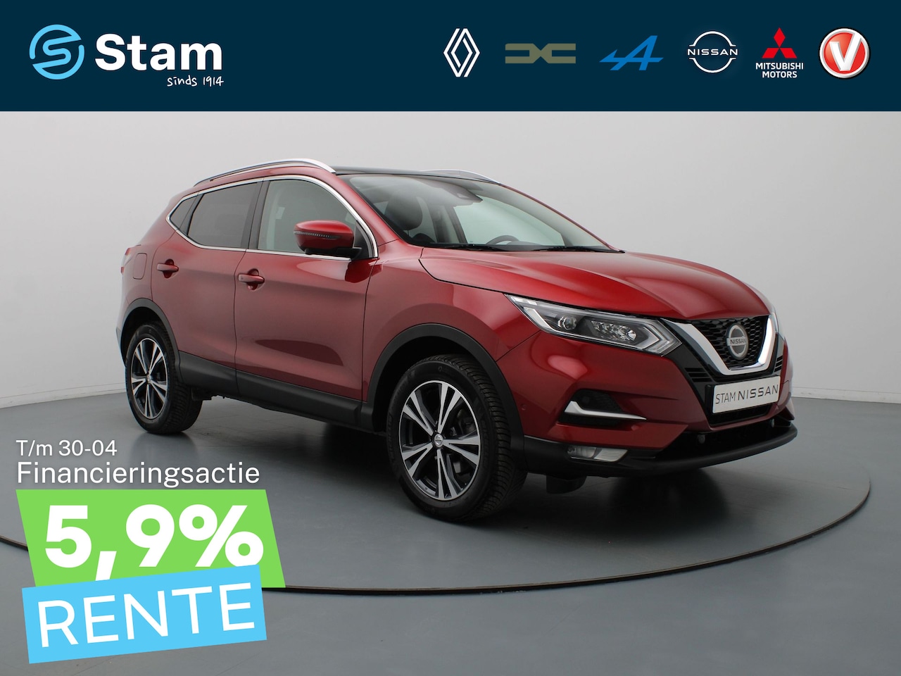 Nissan Qashqai - 1.3 DIG-T Business Edition 360° Camera | Adapt. Cruise | Climate | Parkeersens. v+a | Pano - AutoWereld.nl