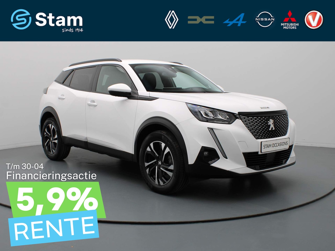 Peugeot 2008 - 100pk PureTech Allure Pack Camera | Climate | Cruise | Navi | Parksens. a. | Trekhaak - AutoWereld.nl
