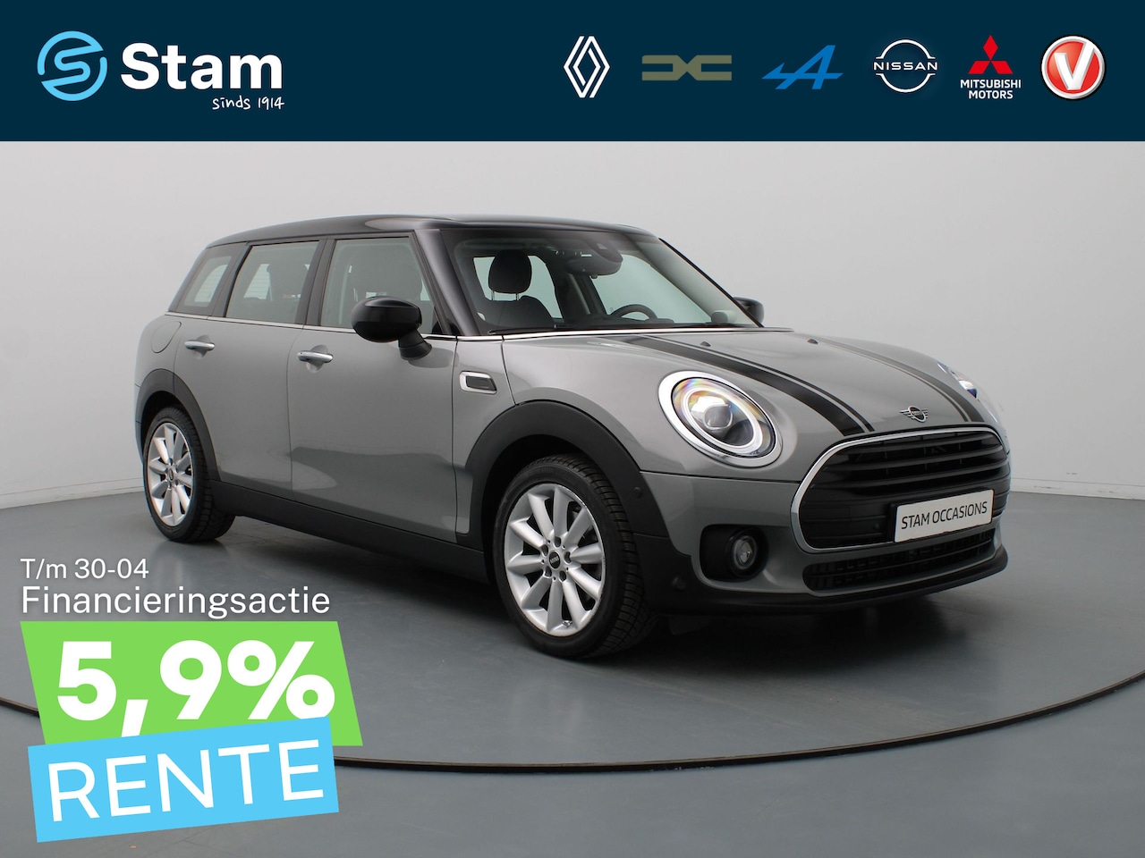 MINI Clubman - Mini 136pk Cooper Chili AUTOMAAT Camera | Climate | Harman Kardon | Navi | Parksens. v+a - AutoWereld.nl
