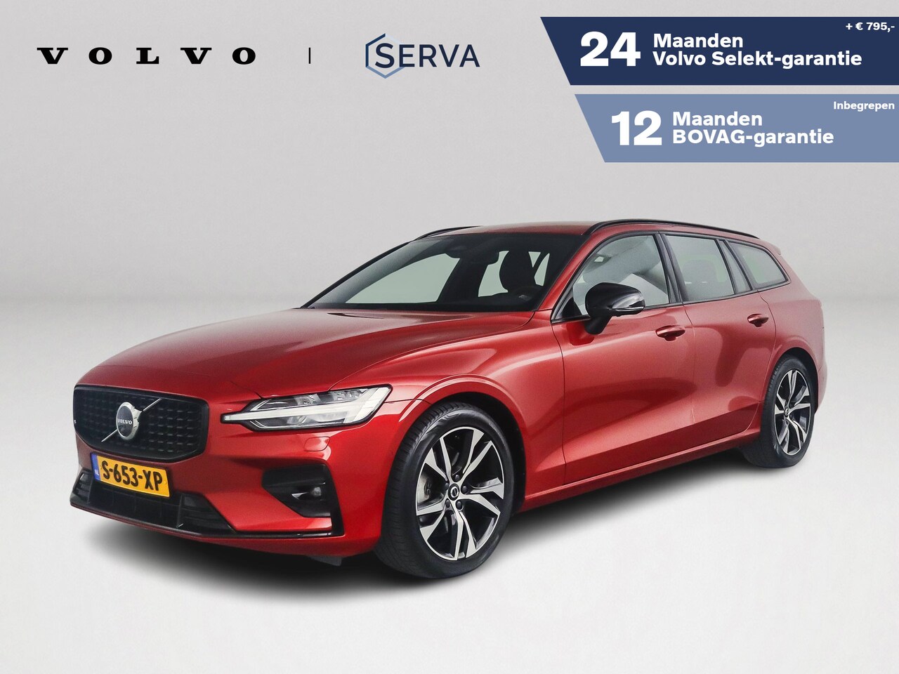 Volvo V60 - B3 Aut. Plus Dark | Harman Kardon | 360º camera | Stoel- en stuurverwarming | Trekhaak - AutoWereld.nl
