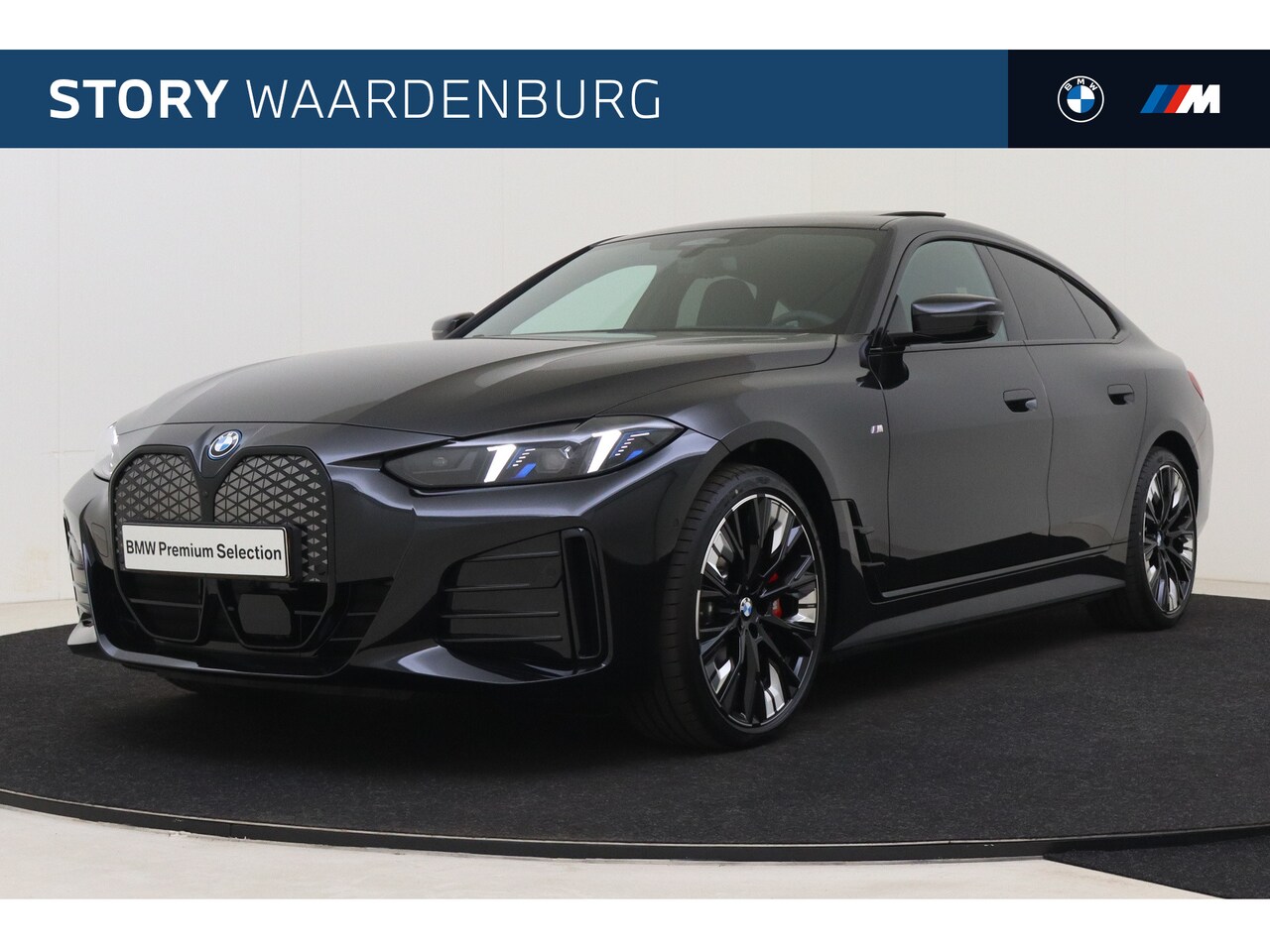 BMW i4 - eDrive40 Gran Coupé High Executive M Sport / Schuif-kanteldak / M Sportstoelen / Adaptieve - AutoWereld.nl
