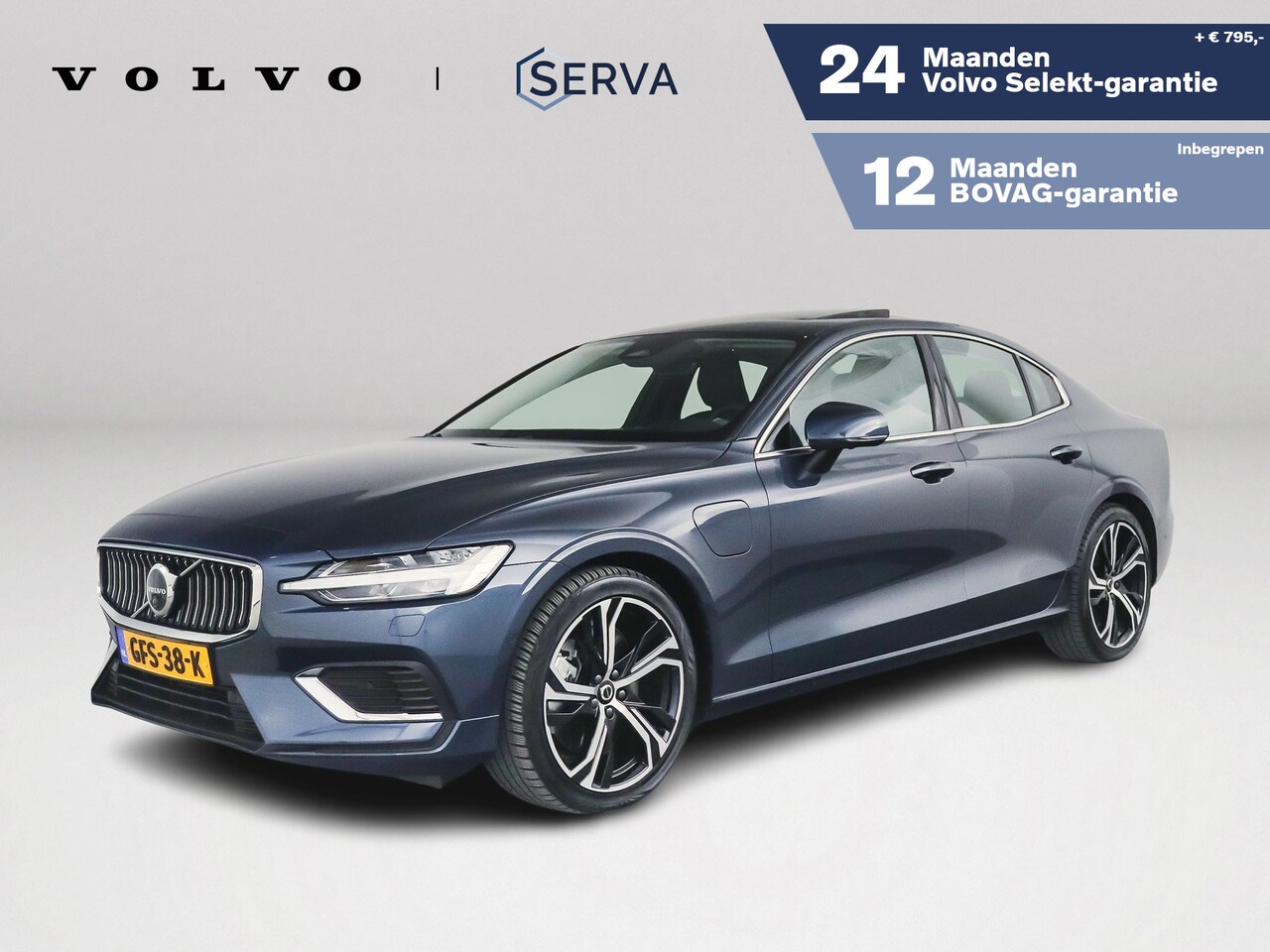 Volvo S60 - Recharge T6 Aut. AWD Ultimate Bright | Harman Kardon | Panoramadak | 360º camera | Trekhaa - AutoWereld.nl