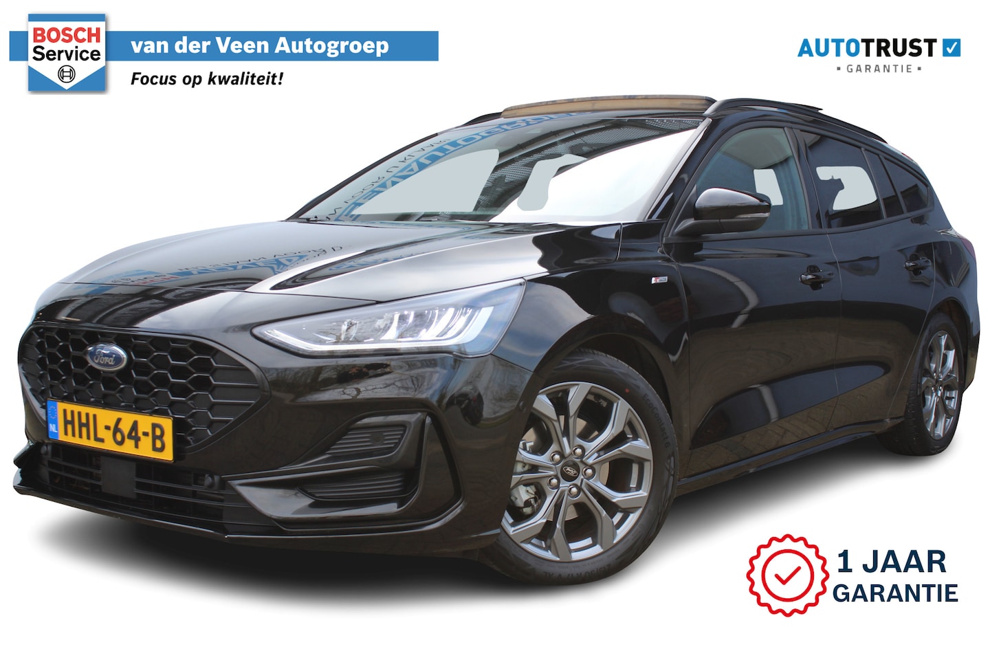 Ford Focus Wagon - 1.0 EcoBoost Hybrid ST Line X | Panoramadak | Stoel/Stuurverwarming | Achteruitrijcamera | - AutoWereld.nl