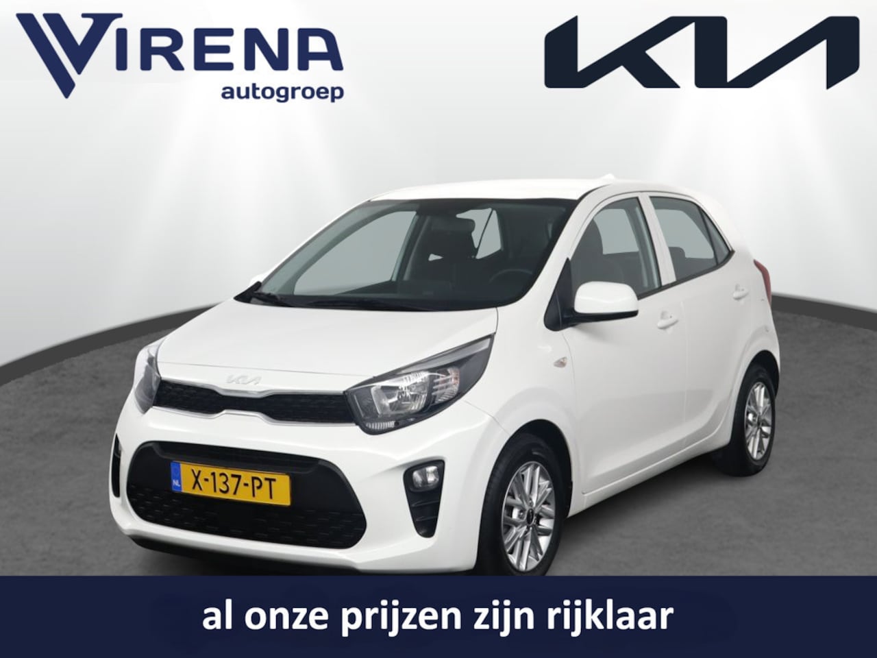 Kia Picanto - 1.0 DPi DynamicLine - Airco - Android/Apple Carplay - Cruise Control - Lichtmetalen Velgen - AutoWereld.nl