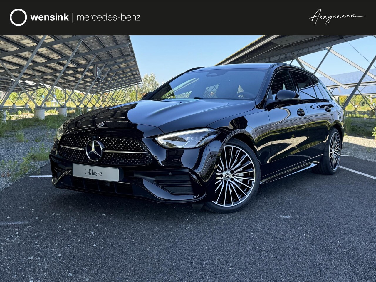 Mercedes-Benz C-klasse - 180 AMG Line | Panoramadak | Massage stoelen | Stoelverwarming/ventilatie | Sfeerverlichti - AutoWereld.nl