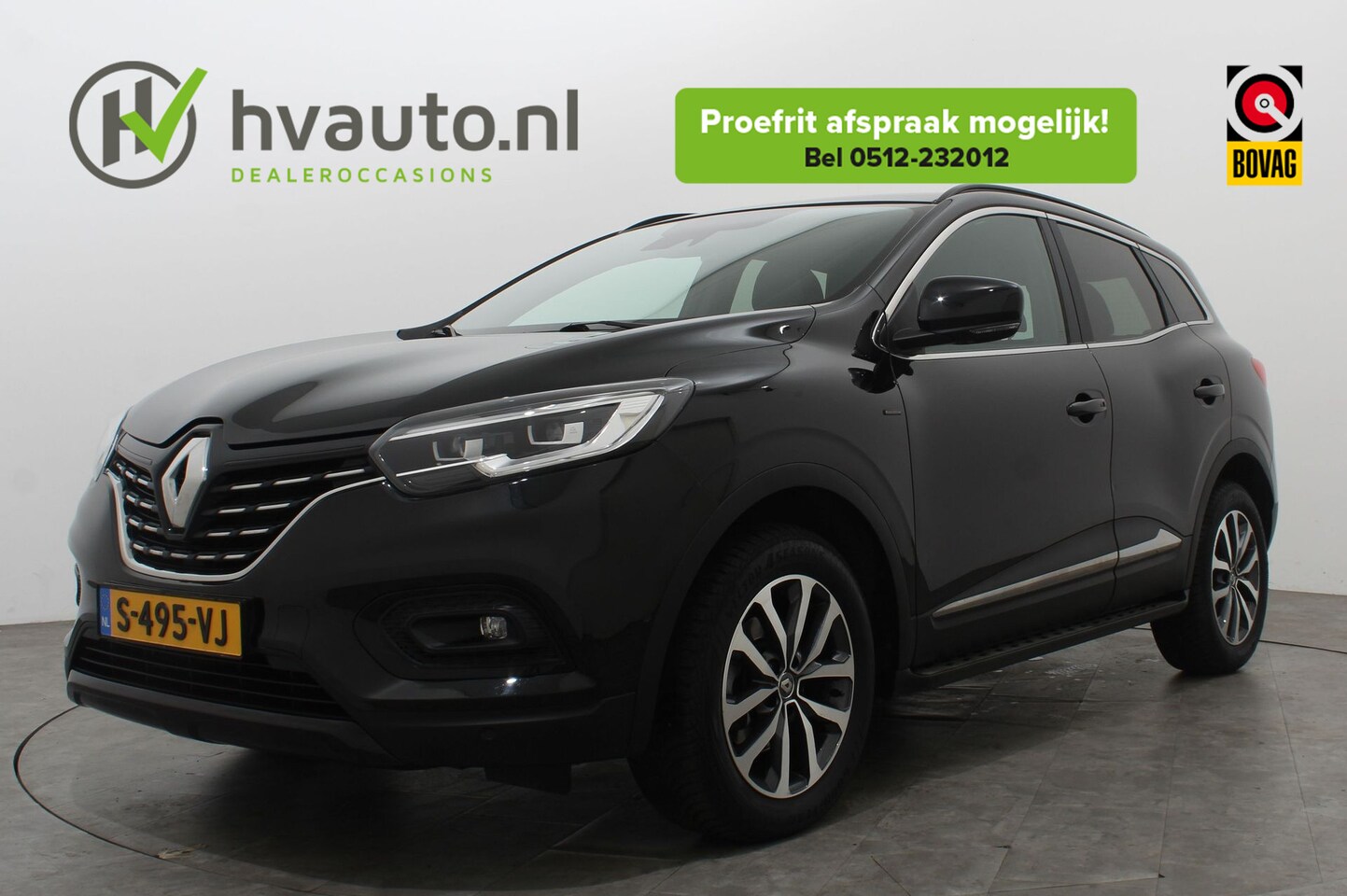 Renault Kadjar - 1.3 TCE 140PK BOSE BLACK EDITION EDC | Navi | Leer/Alcantara | Camera - AutoWereld.nl