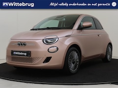 Fiat 500e - 3+1 42 kWh | Parkeerhulp v+a | Camera | Stoelverwarming | Apple Carplay |
