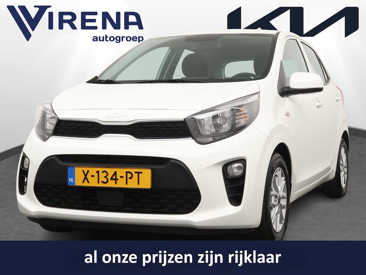 Kia Picanto - 1.0 DPi DynamicLine - Airco - Android/Apple Carplay - Cruise Control - Lichtmetalen Velgen - AutoWereld.nl