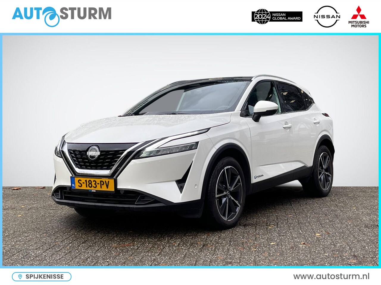 Nissan Qashqai - 1.5 e-Power Tekna Design + Cold Pack | Panoramadak | Head-Up Display | Stuur- + Stoelverwa - AutoWereld.nl