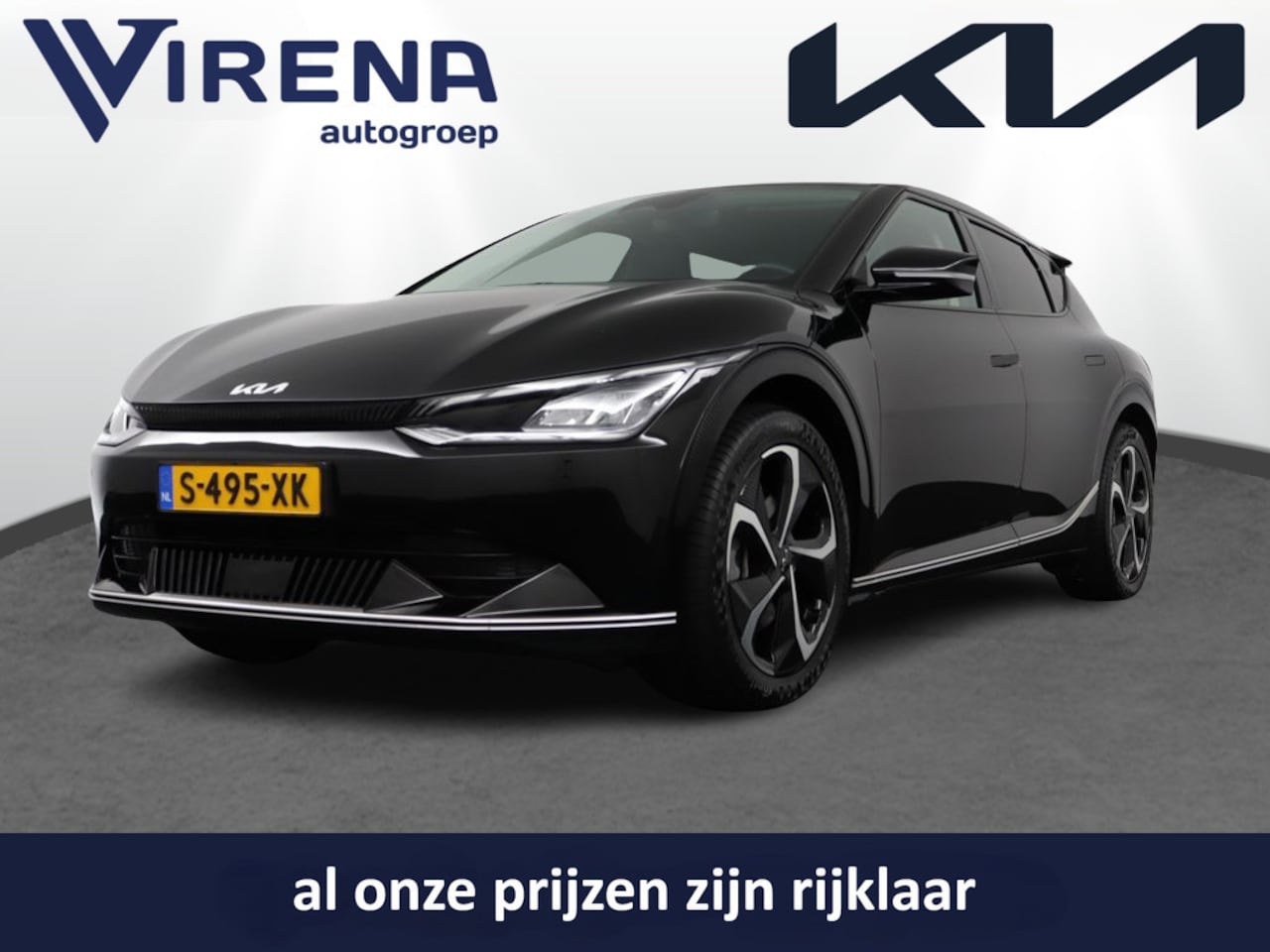 Kia EV6 - Plus 77.4 kWh - Navigatie - Cruise Control Adaptief - Stoelverwarming-/ventilatie - Stuurv - AutoWereld.nl