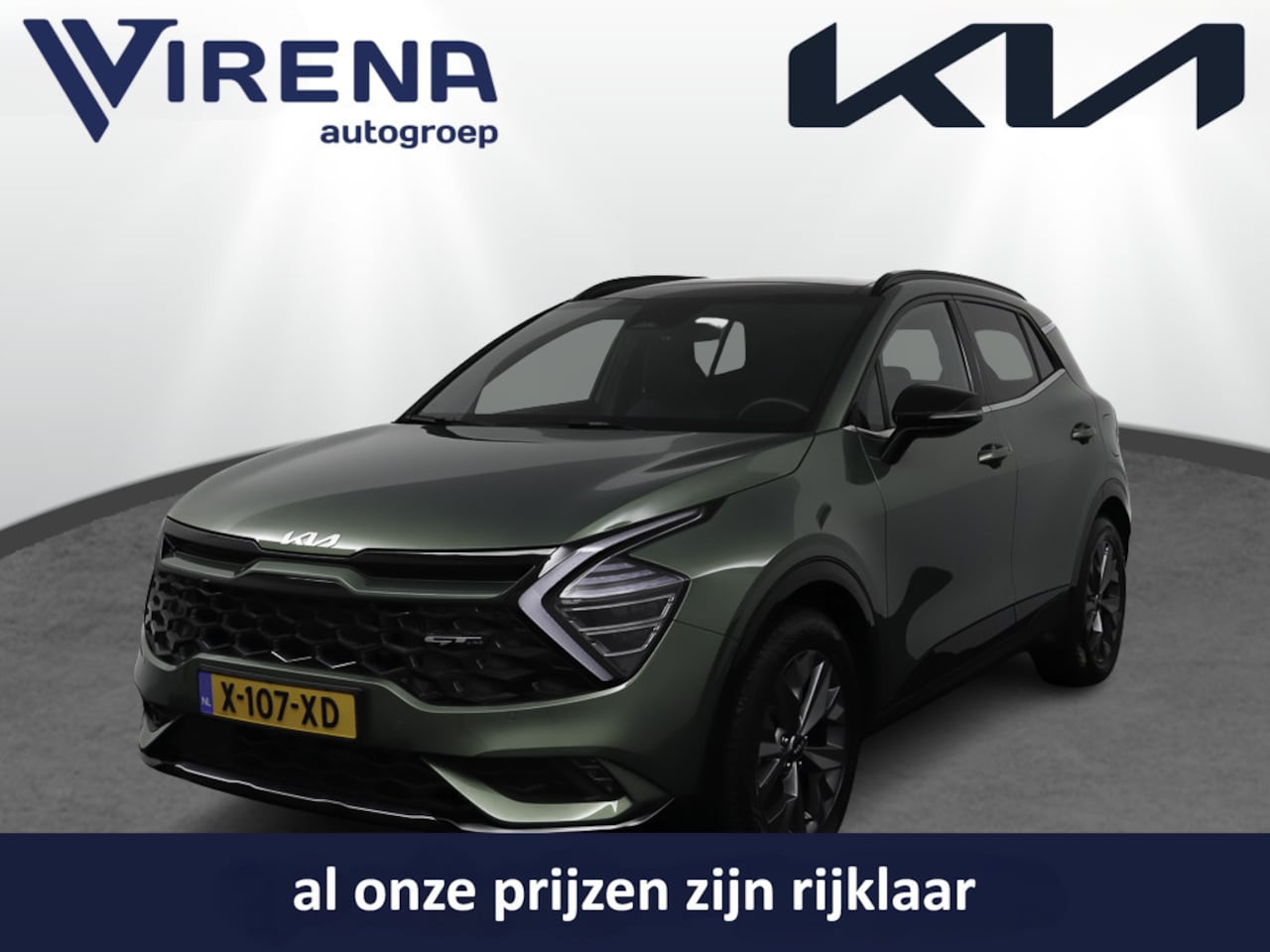 Kia Sportage - 1.6 T-GDi Hybrid GT-Line - Adaptief Cruise Control - Schuif/Kanteldak - Stoel/Stuurverwarm - AutoWereld.nl