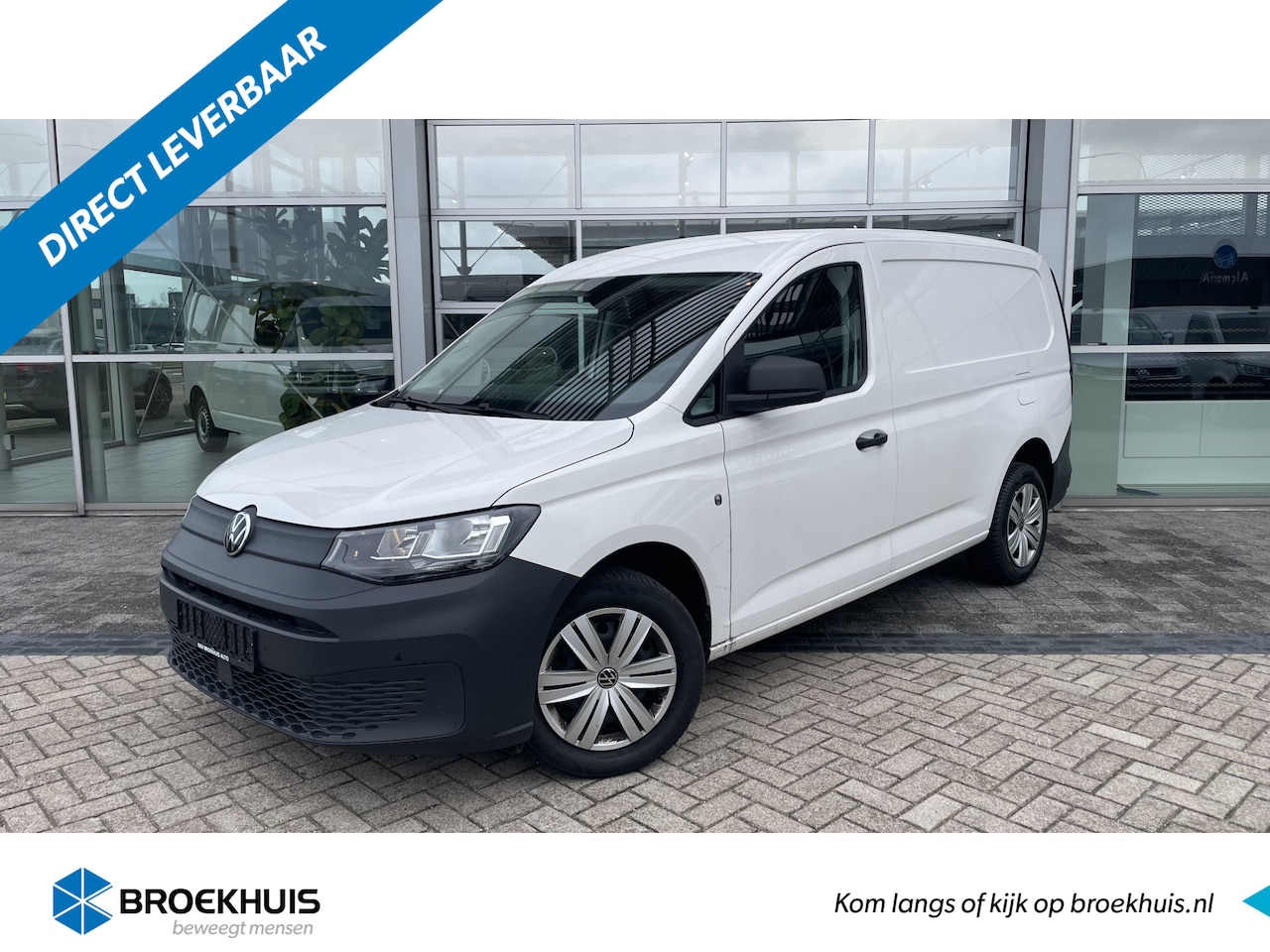 Volkswagen Caddy Maxi - BPM VRIJ | 122PK | NAVI | Cruise | PDC v+a | Climatronic | DAB | draadloos APP connect | - AutoWereld.nl