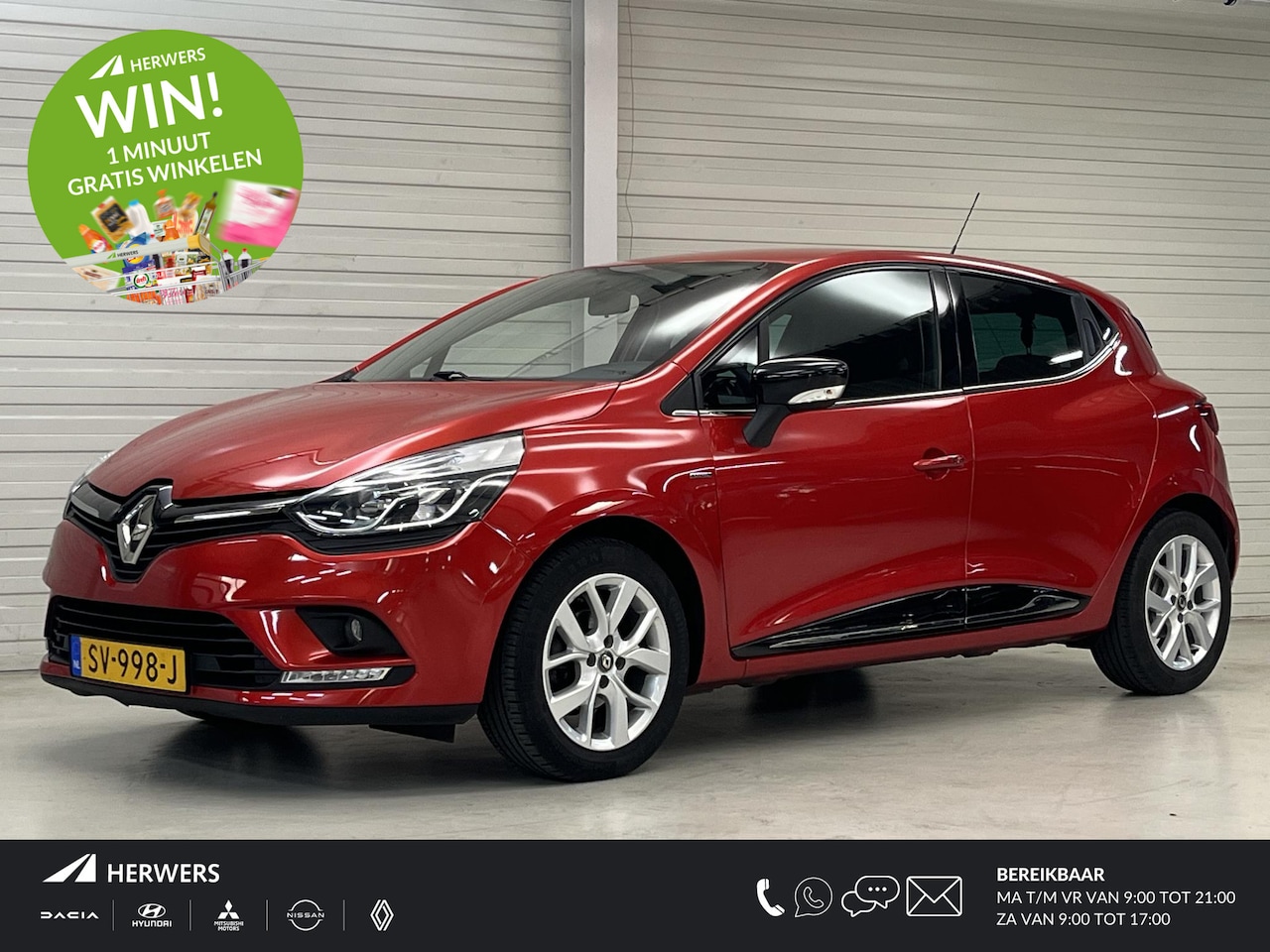 Renault Clio - 0.9 TCe Limited / Navigatie / Trekhaak 1200 KG / Airco / Cruise Control / - AutoWereld.nl