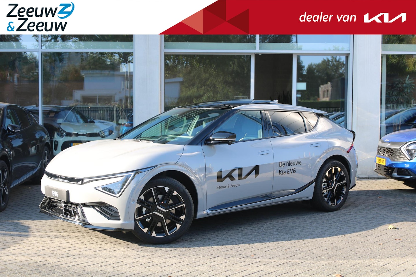 Kia EV6 - GT-Line 84 kWh |  Nieuw te bestellen | Navi | Camera | Climate Control | €3000,- Korting | - AutoWereld.nl