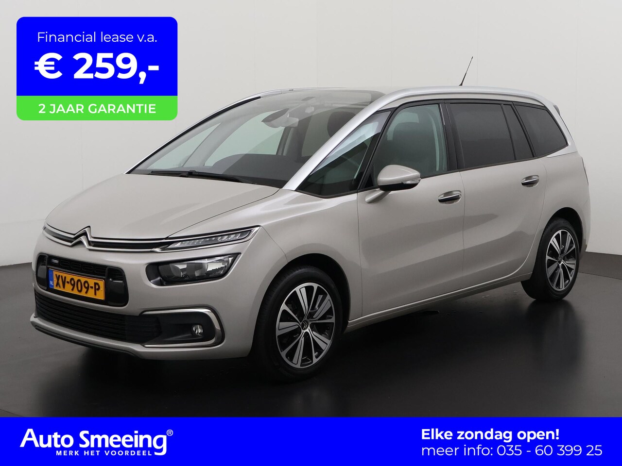 Citroën Grand C4 Picasso - 1.2 PureTech Shine 7 persoons | Trekhaak | Stoelverwarming | Camera | Zondag Open! - AutoWereld.nl