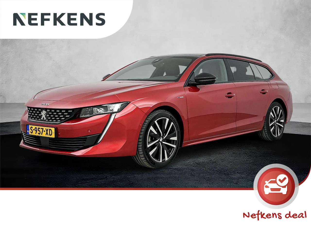 Peugeot 508 SW - GT Pack Business 1.6 Plug-in HYbrid 225pk Automaat | Navigatie | Schuif-/kanteldak | Achte - AutoWereld.nl