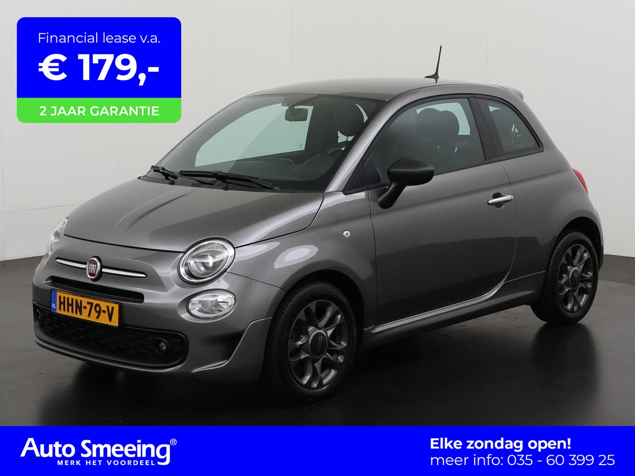 Fiat 500 - 1.0 Hybrid Connect | Apple/Android Carplay | Lichtmetalen Velgen | Zondag Open! - AutoWereld.nl