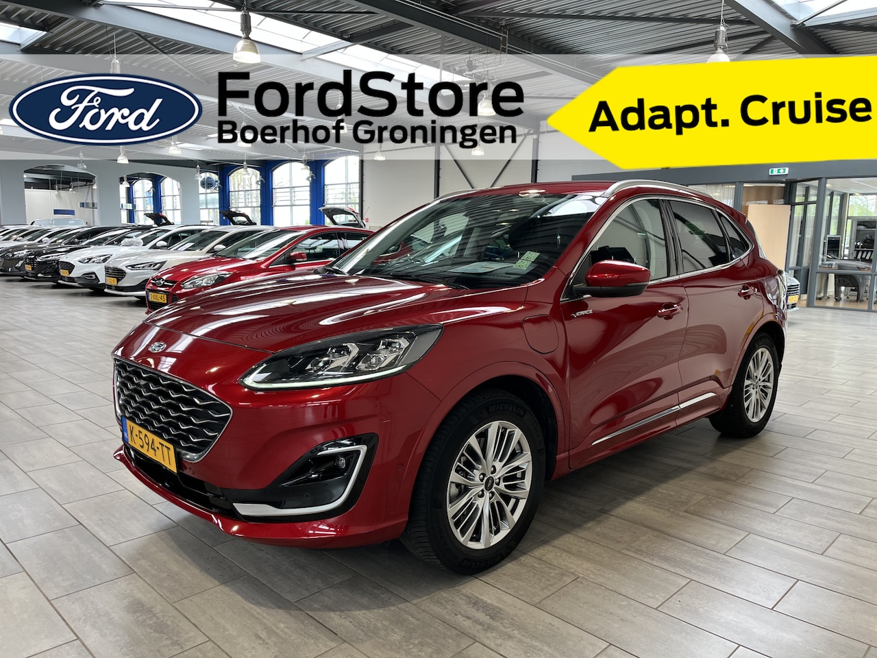 Ford Kuga - 2.5 PHEV 225 pk Vignale | Winter Pack | LED | Adapt. cruise | El. a. klep | Leer | El. ver - AutoWereld.nl