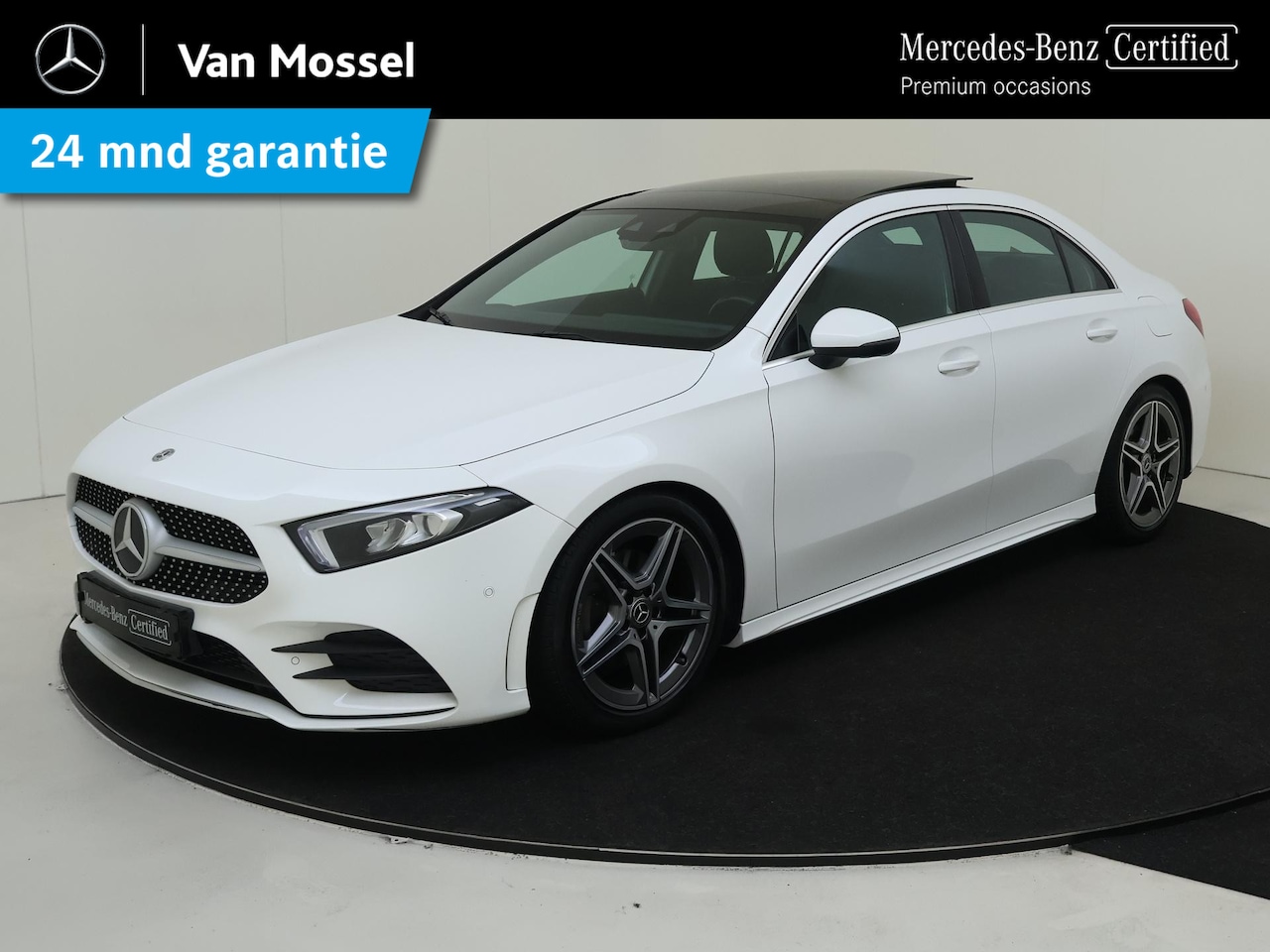Mercedes-Benz A-klasse - 200 Business Solution AMG Panorama-Dak / Parkeer Camera / Stoelverwarming / Elektr. Spiege - AutoWereld.nl
