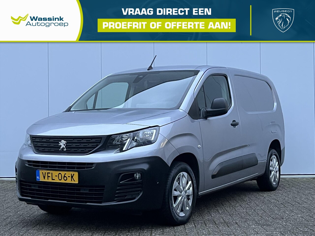 Peugeot Partner - 1.5 BlueHDi 130pk Long EAT8 Premium | Camera Achter | Sensoren Voor + Achter | Automaat | - AutoWereld.nl