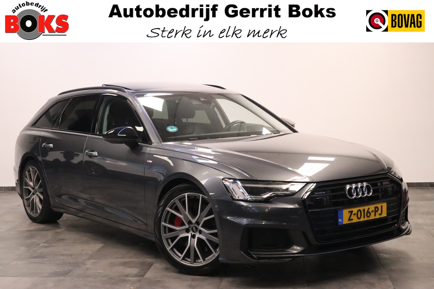 Audi A6 Avant - 55 TFSI e quattro Competition Panoramadak Navigatie 20LMV PDC VDC - AutoWereld.nl