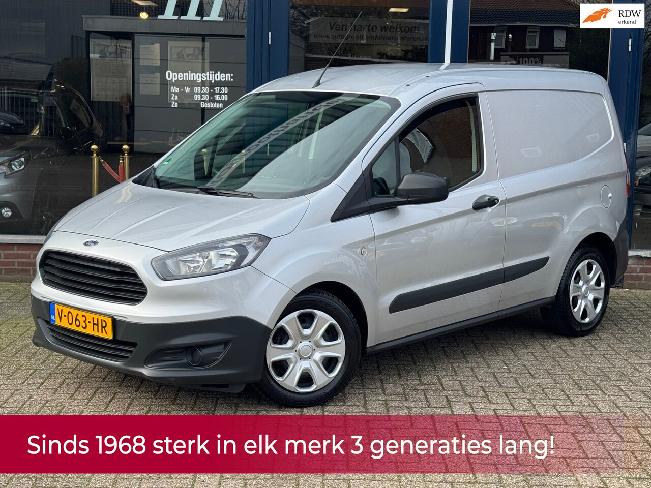 Ford Transit Courier - 1.5 TDCI Economy Edition! NL AUTO NAP! Airco l Cruise l Vast tussenschot l Schuifdeur! GEE - AutoWereld.nl