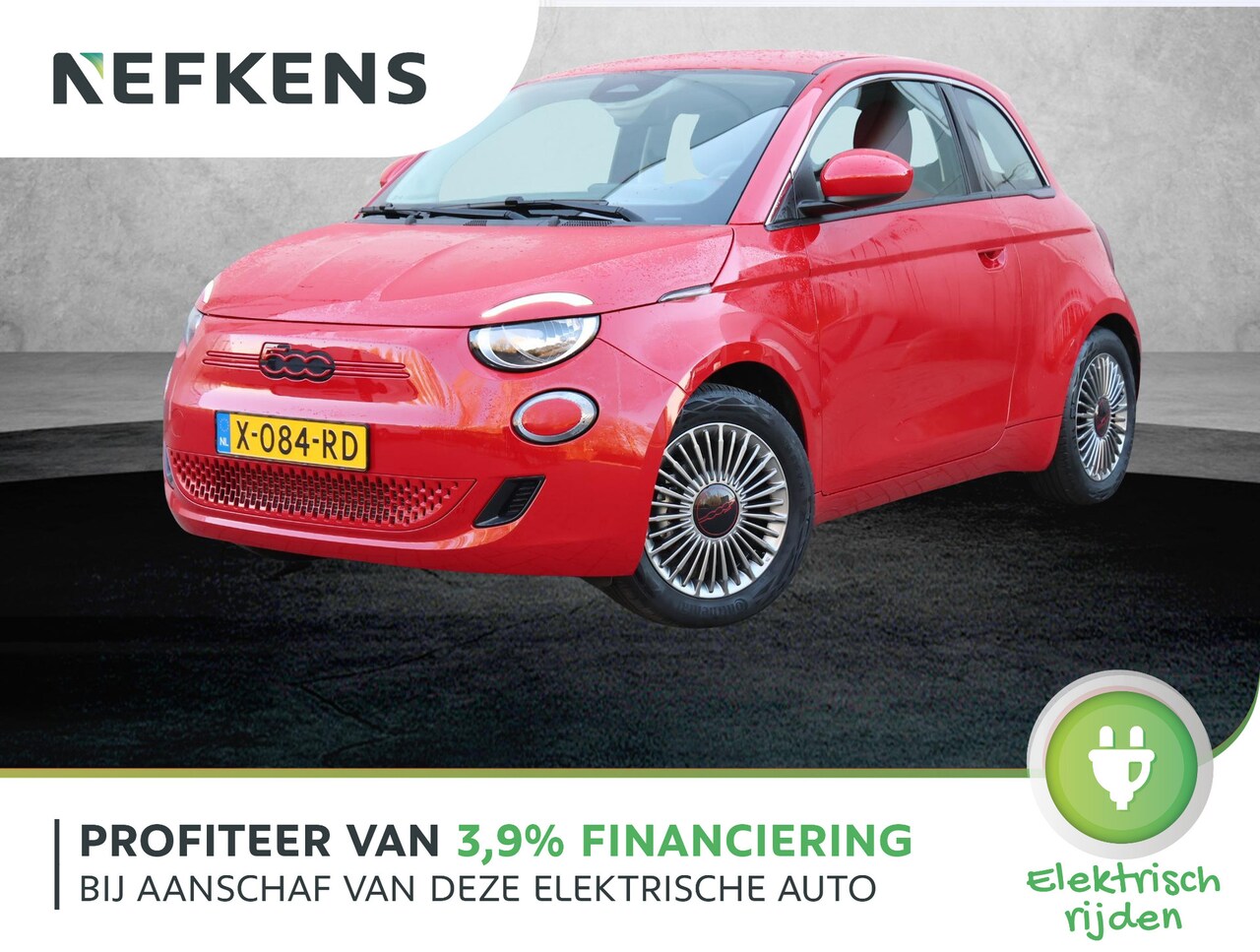 Fiat 500 - Red 24kWh | 1ste eigenaar | Camera | Climate | AppleCarplay | FULL LED | Keyless - AutoWereld.nl