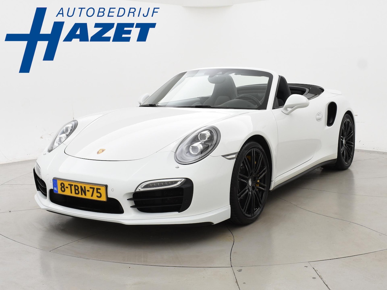 Porsche 911 Cabrio - 3.8 TURBO S 560 PK - ORIG. NL + BURMESTER | STOELVENTILATIE | KERAMISCHE REMMEN - AutoWereld.nl