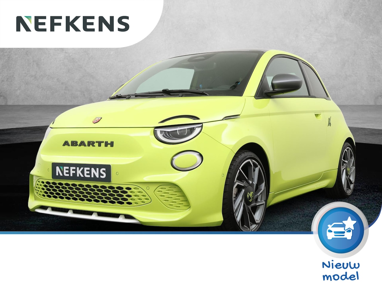 Abarth 500e - Turismo 42 kWh 155 pk Automaat | Navigatie | Licht Metalen Velgen 18"| Lederen/Alcantara B - AutoWereld.nl