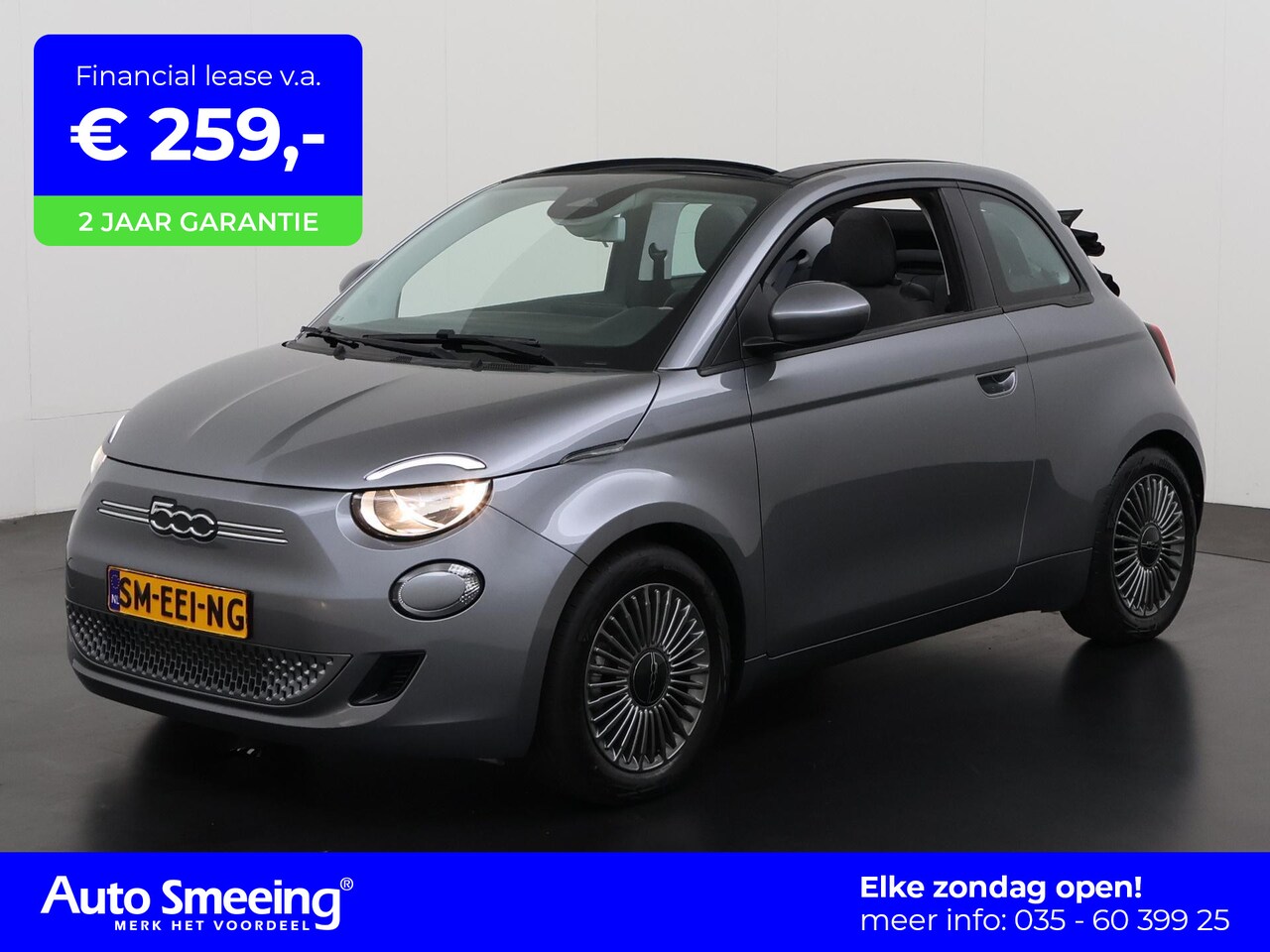 Fiat 500e - Cabrio Icon 42 kWh | Navigatie | Apple Carplay | Parkeersensor | Zondag Open! - AutoWereld.nl