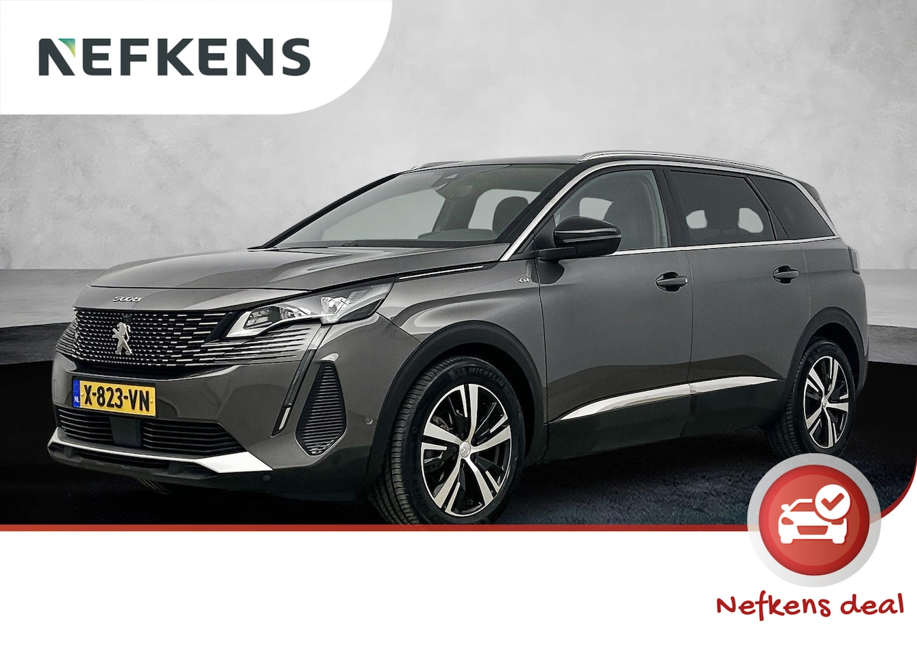 Peugeot 5008 - 1.2 Hybrid GT | 7 persoons | Adaptieve cruise | Navigatie | NL. Auto - AutoWereld.nl
