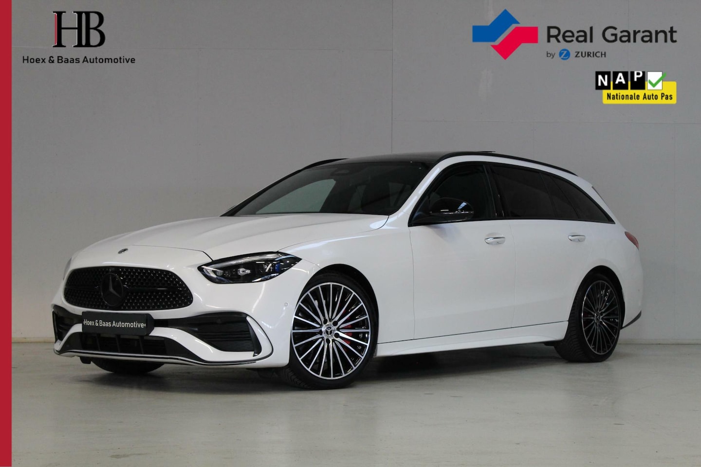 Mercedes-Benz C-klasse Estate - 200 AMG/Pano/19inch/Sfeer/Headup/Night - AutoWereld.nl