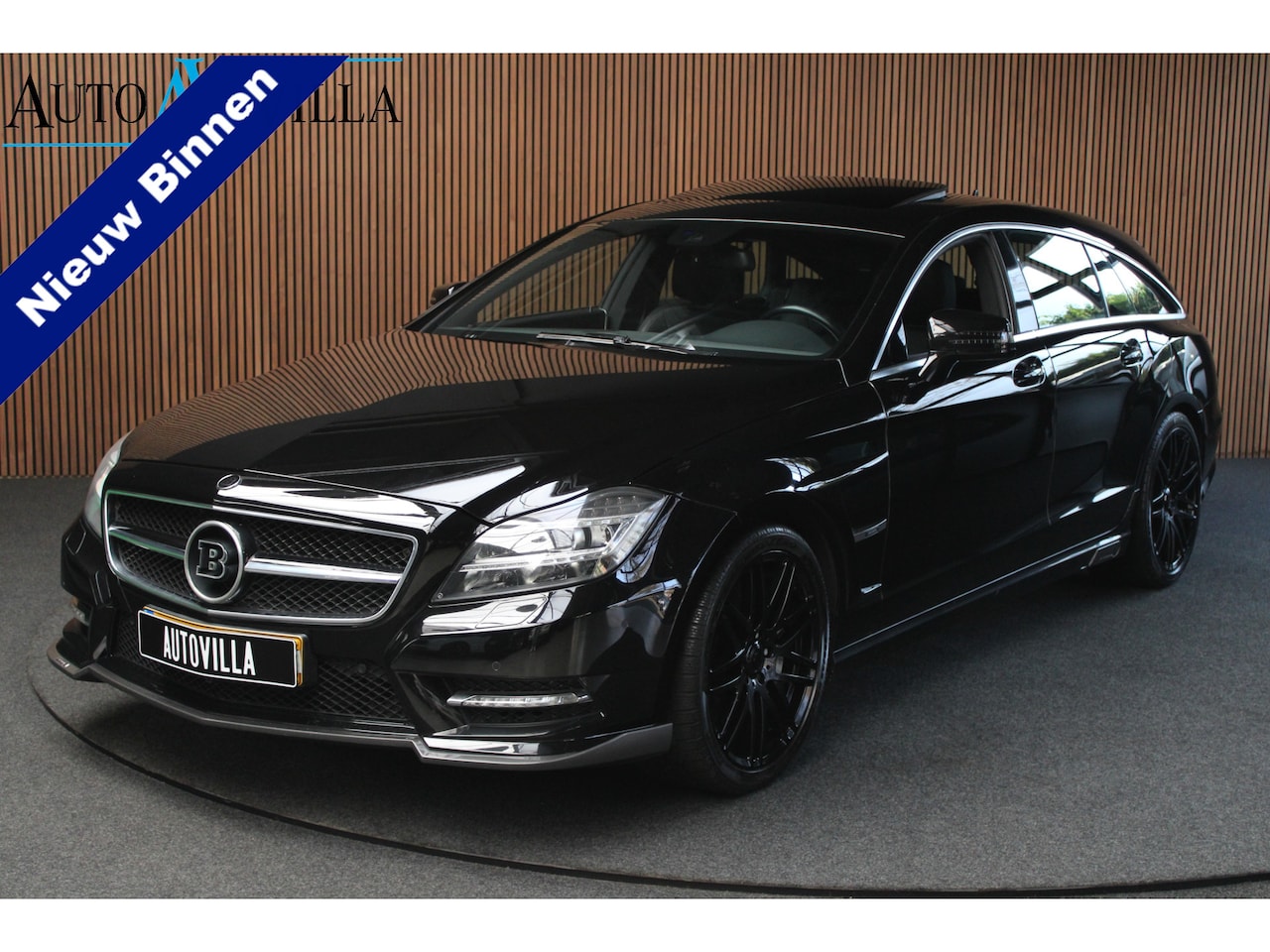 Mercedes-Benz CLS-klasse Shooting Brake - 4M Brabus Navi Leder Camera PTS Stoelventilatie Elektr. achterklep Distronic LM velgen - AutoWereld.nl