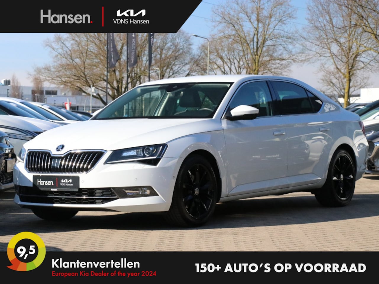 Skoda Superb - 1.8 TSI Sportline Business I Leder I Navi I Elektrische stoelver - AutoWereld.nl