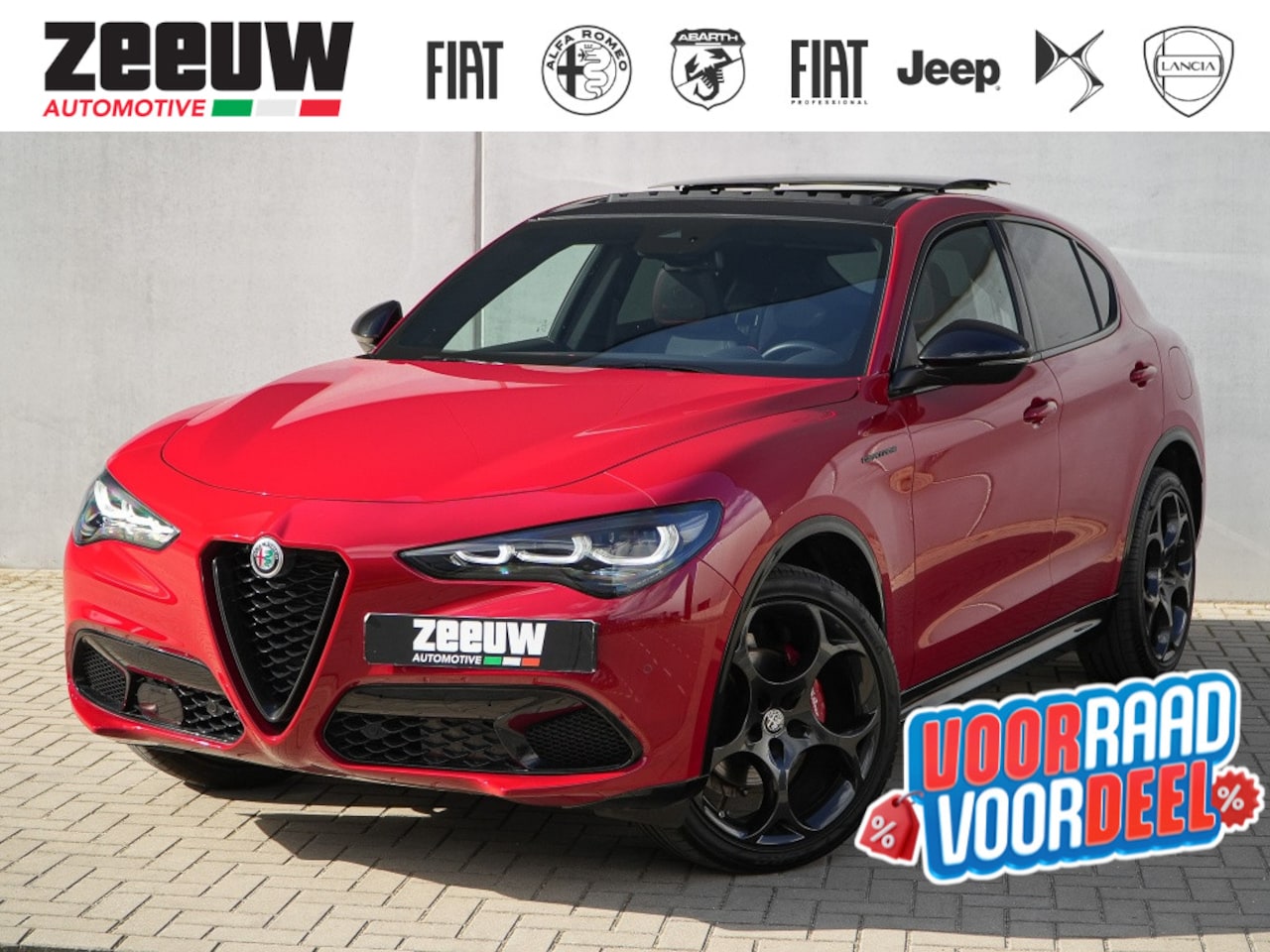 Alfa Romeo Stelvio - 2.0 Turbo 280 PK AWD Competizione | Veloce | Pano | Harman | 21" - AutoWereld.nl