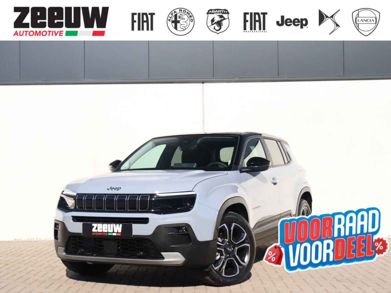 Jeep Avenger - 1.2 e-Hybrid Summit | Navi | JBL | Camera | Winter | 18" - AutoWereld.nl