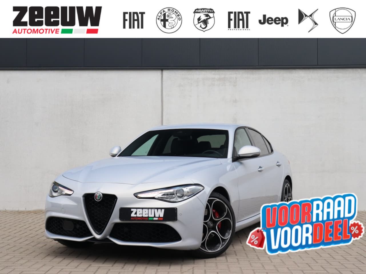 Alfa Romeo Giulia - 2.0 Turbo 200 PK Sprint | Veloce | Carplay | Navi | Leder | 19" - AutoWereld.nl