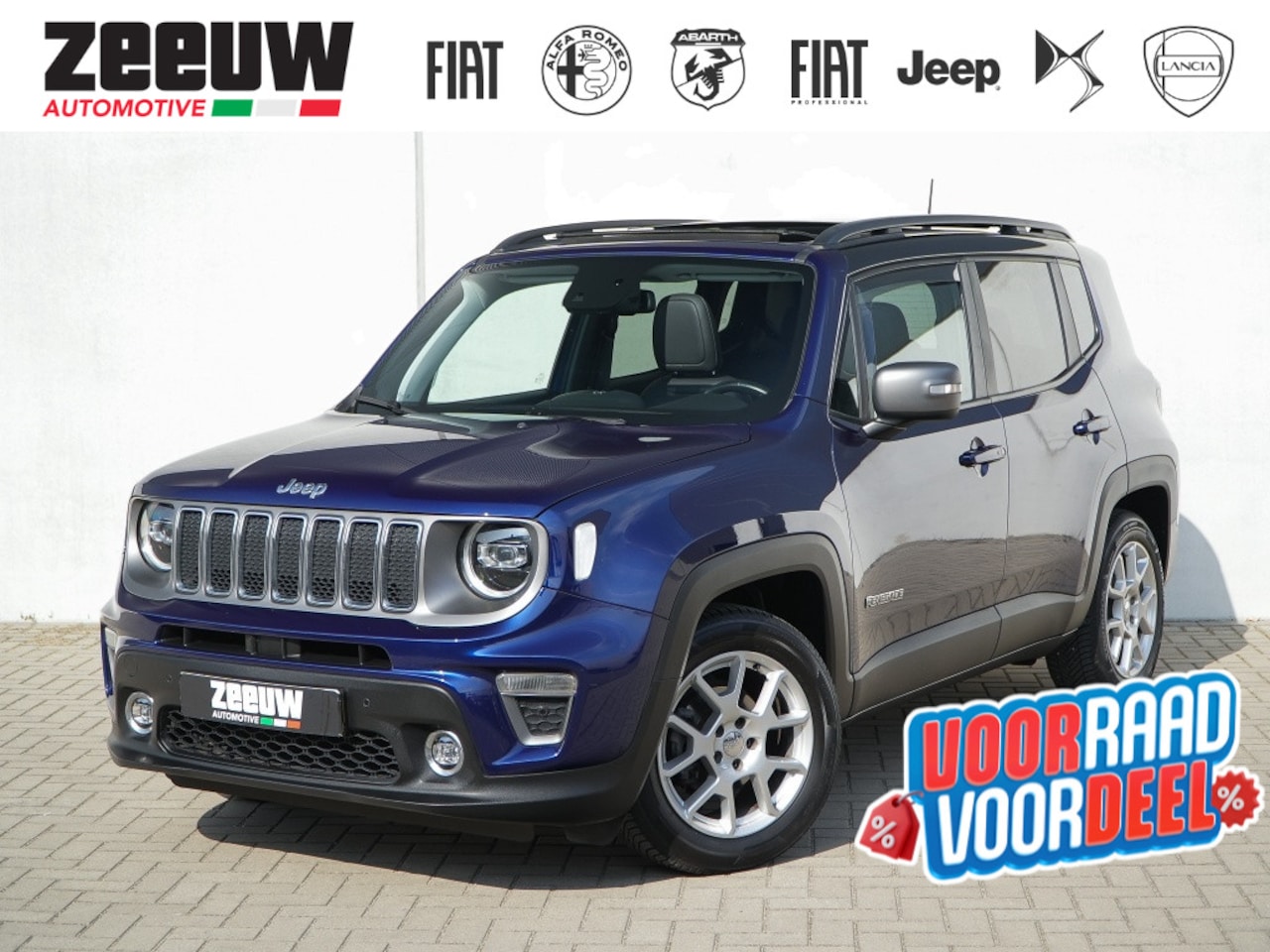 Jeep Renegade - 1.0 Turbo 120 PK Freedom | Leder | Pano | Trekhaak | 17" - AutoWereld.nl