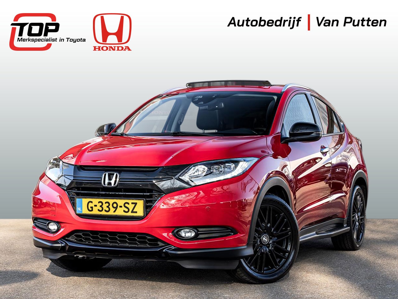 Honda HR-V - 1.5 i-VTEC Automaat Executive Black Edition | Afneembare trekhaak | Navi | panoramadak | P - AutoWereld.nl