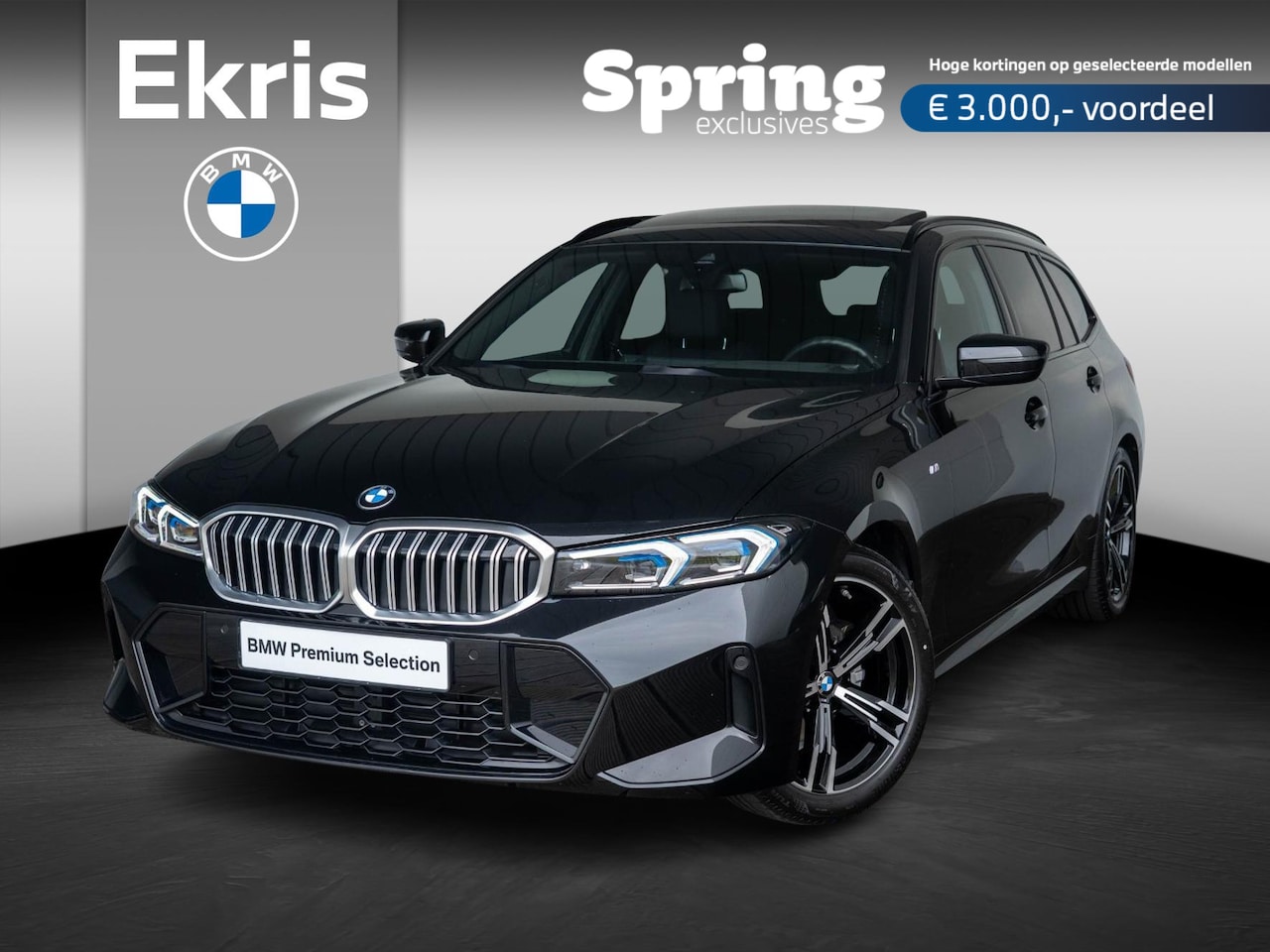 BMW 3-serie Touring - 318i M Sportpakket / Glazen panoramadak / Sportstoelen voor / Parking Assistant / M Sporto - AutoWereld.nl