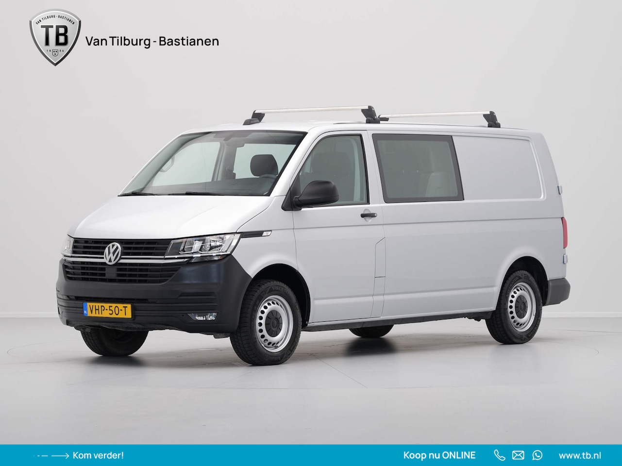 Volkswagen Transporter - 2.0 TDI L2H1 150pk DSG DC Comfortline Navi via App Pdc Trekhaak Airco - AutoWereld.nl