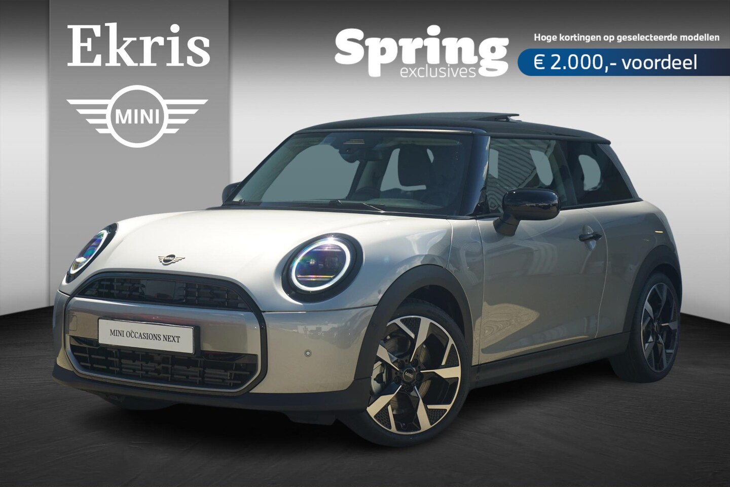 MINI Cooper - 3-deurs C Panorama Dak / Head-Up / Stoelverwarming | Easter - AutoWereld.nl
