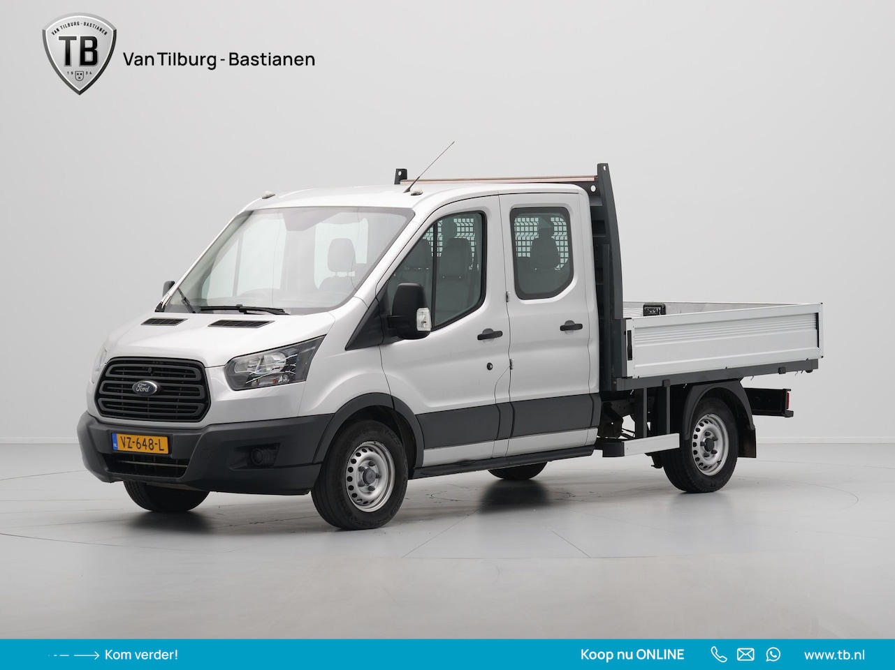 Ford Transit - 350 2.0 TDCI L2H1 DC Ambiente Bluetooth Metallic Radio Kunstleder - AutoWereld.nl