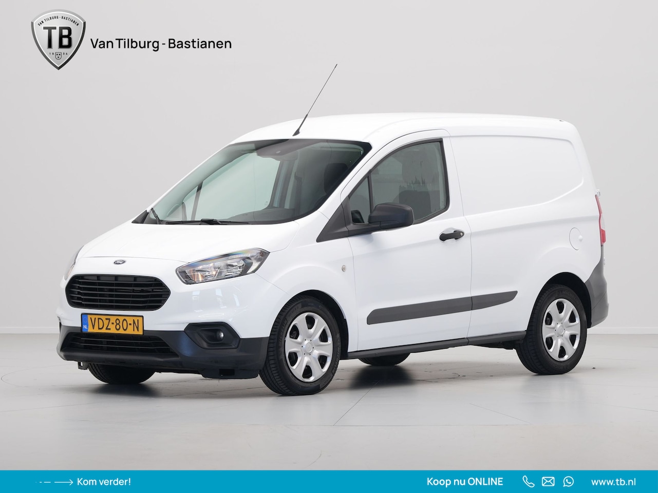 Ford Transit Courier - 1.5 TDCI Trend Duratorq S&S Navigatie Airco Bluetooth El. Ramen - AutoWereld.nl