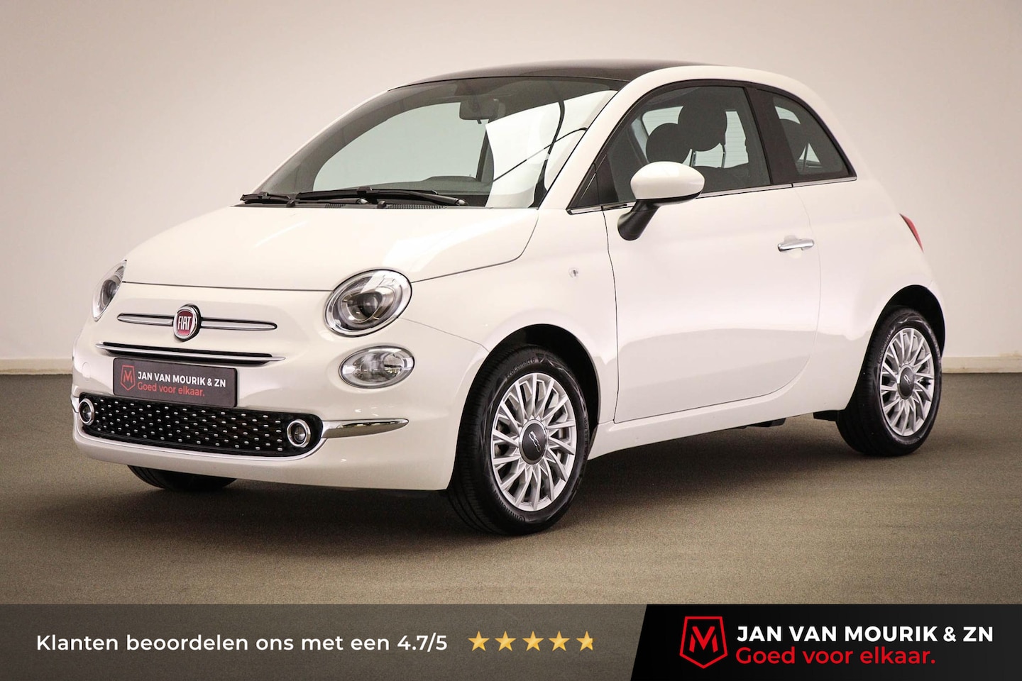 Fiat 500 - 1.0 Hybrid Dolcevita | PANORAMADAK | CLIMA | CRUISE | DAB - AutoWereld.nl