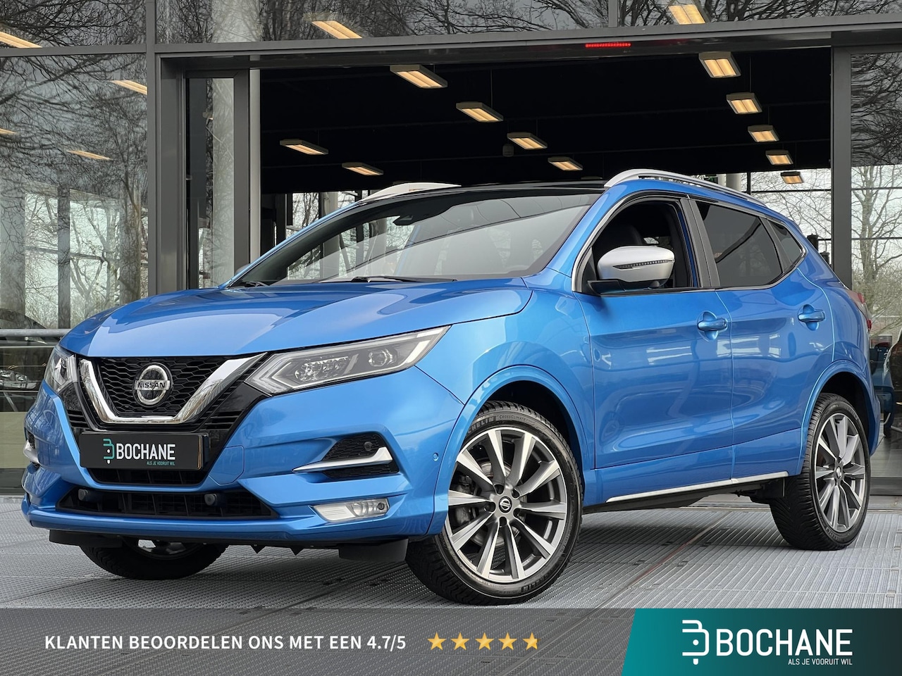 Nissan Qashqai - 1.3 DIG-T Tekna + | 360° Camera | Carplay | Panoramadak | Cruise Control Adaptief - AutoWereld.nl