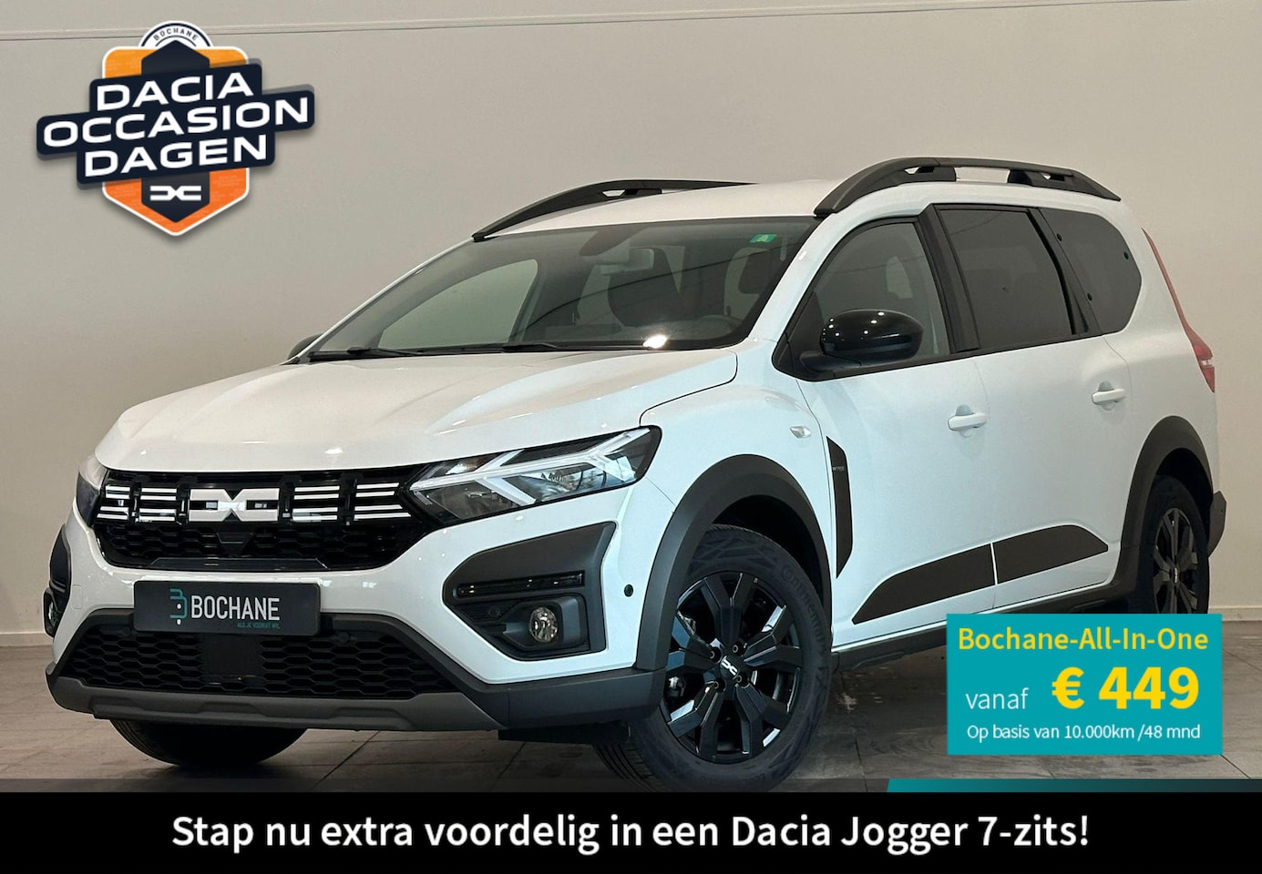 Dacia Jogger - 1.0 TCe 110 Extreme 7p. | 7-persoons | Navigatie | Dodehoekdetectie | Parkeersensoren voor - AutoWereld.nl