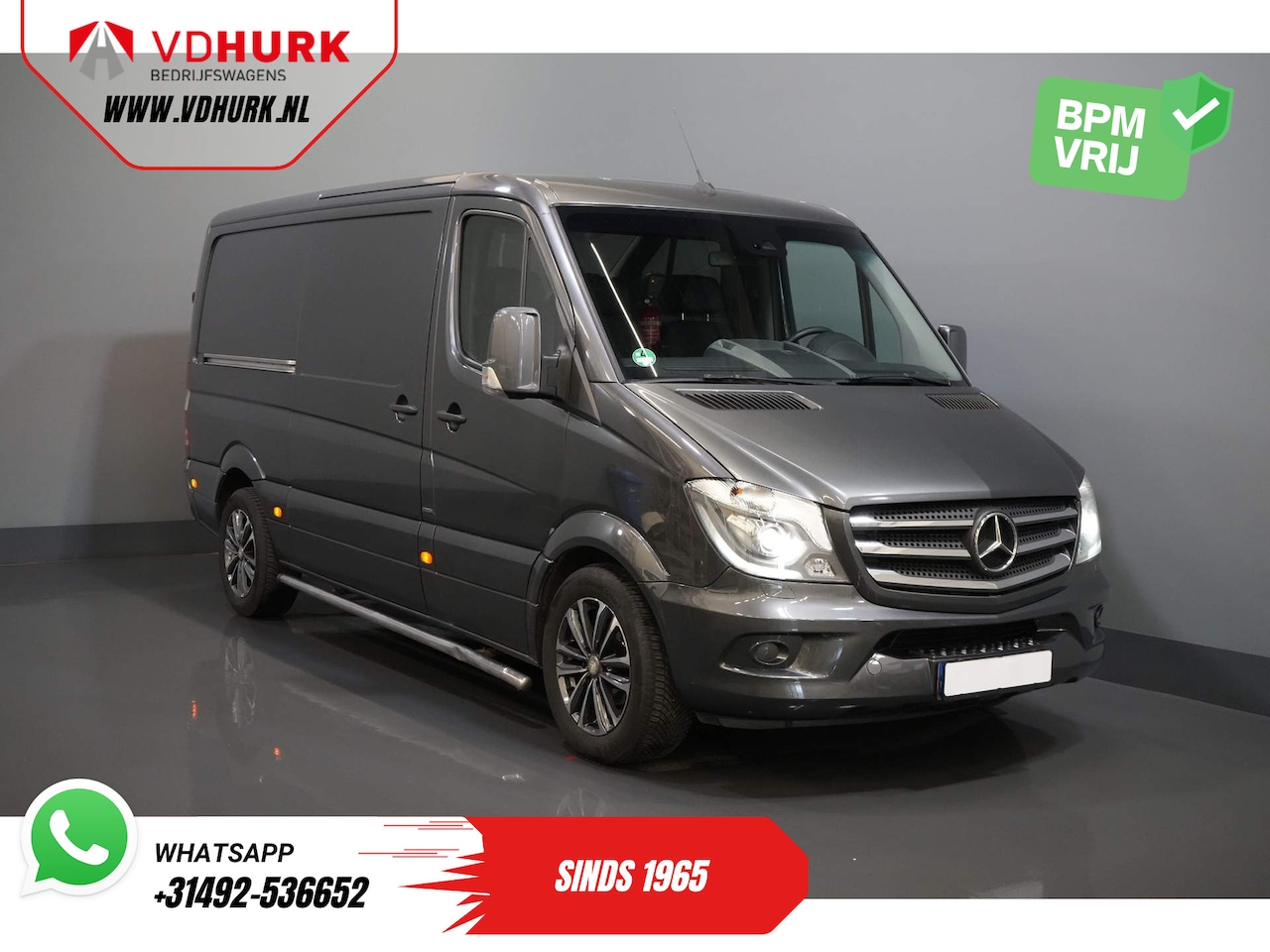 Mercedes-Benz Sprinter - 319 3.0 V6 L2H1 E6 Xenon/ Standkachel/ Stoelverw./ 18''LMV/ Navi/ Cruise/ Airco/ Sidebars - AutoWereld.nl