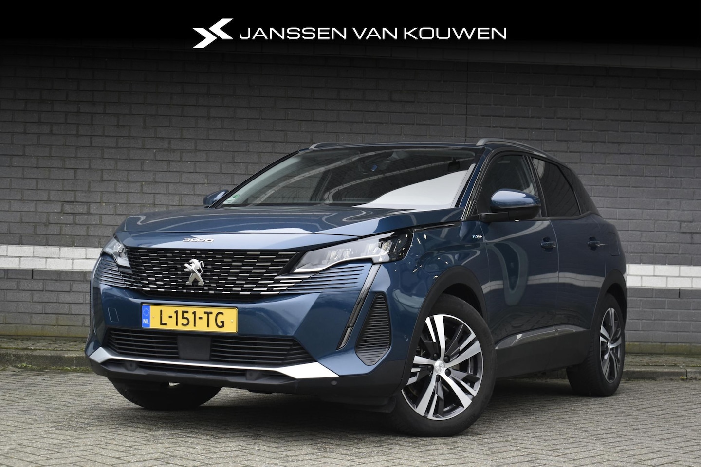 Peugeot 3008 - 1.6 HYbrid 225 Blue Lease Allure / SOH 94,5% / PHEV / Navi / Camera / Carplay - AutoWereld.nl