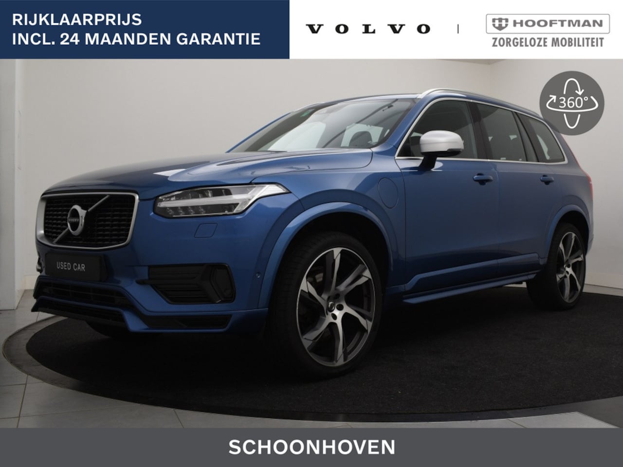 Volvo XC90 - T8 PLUG-IN HYBRID AWD R-DESIGN SCHUIFDAK LUCHTVERING 22INCH TREK - AutoWereld.nl